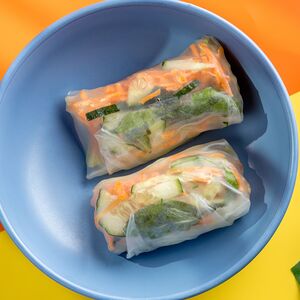 Фреш-ролл с курицей и креветкой 