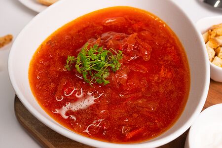 Борщ с курицей