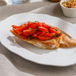 Тартин с томатами и каперсами