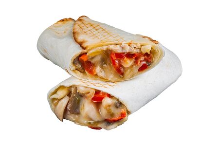 Чикен-ролл с сыром и овощами