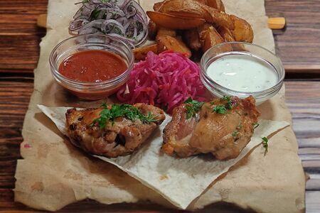 Комбо из шашлыка куриного бедра