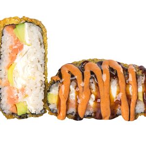 Бургер с лососем