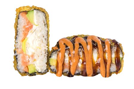 Бургер с лососем