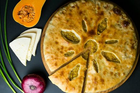 Осетинский пирог с тыквой