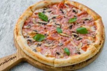 С ветчиной и шампиньонами