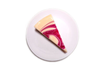 Чизкейк с малиновым джемом