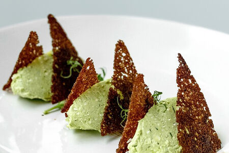 Эльзасский творог со шпинатом и укропом