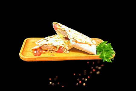 Дурум шаурма с люля-кебаб куриным