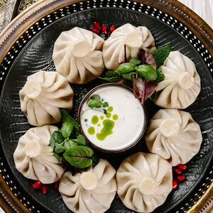 Хинкали с бараниной