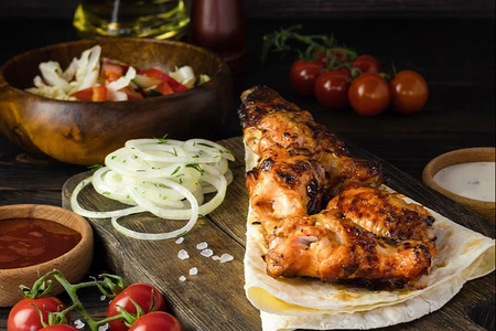 Шашлык из куриных крылышек