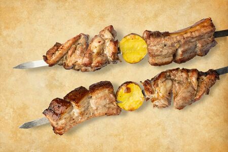 Шашлык из свиных ребрышек