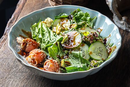 С пряной семгой