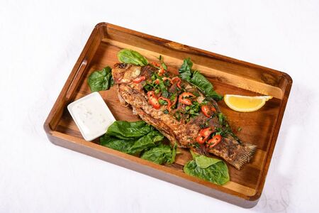 Карась жареный