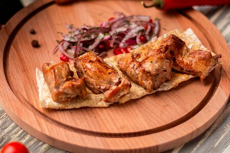 Шашлык из cвинoй шейки