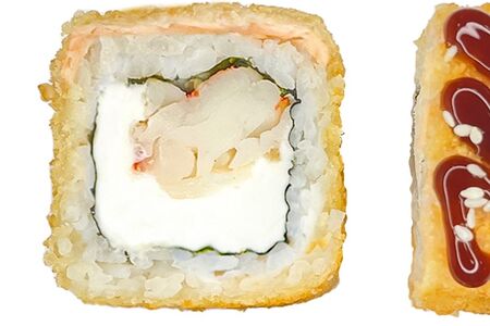 Жаренная Филадельфия с креветкой