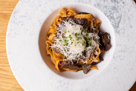 Тальятелле с нежными щёчками