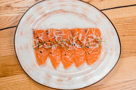 Сашими из лосося