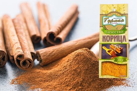 Корица (кассия) молотая Кавказский гурман