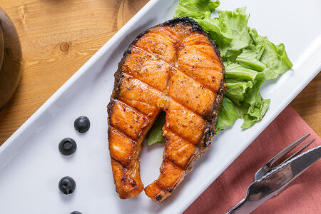 Стейк из семги