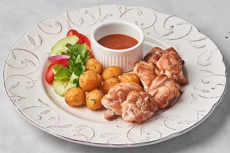 Шашлык из куриного бедра