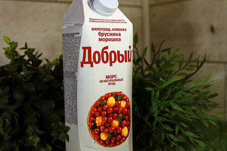 Морс Добрый винoград, клюква, брусника, морошка