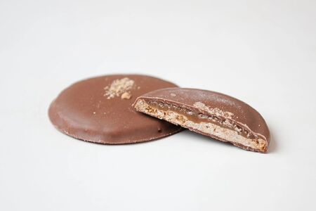 Овсяное печенье с карамелью