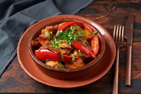 Оджахури с курицей