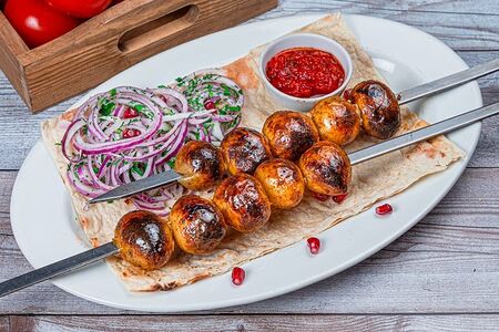 Картошка на мангале