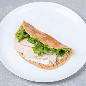 Блинчик овсяный с филе цыпленка