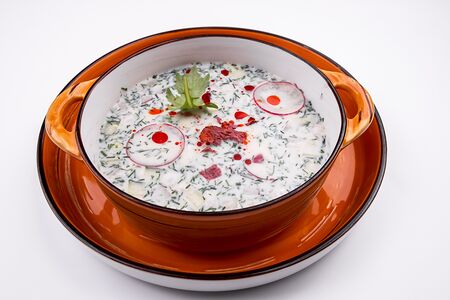 Окрошка с ростбифом