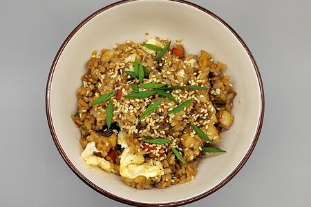 Тяхан с курицей