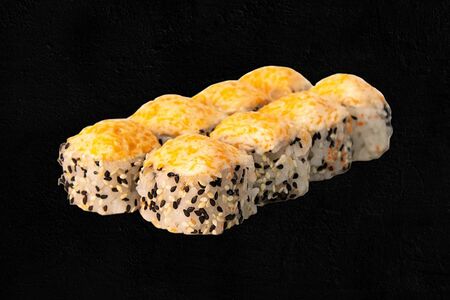 Сяке Терияки запеченный ролл