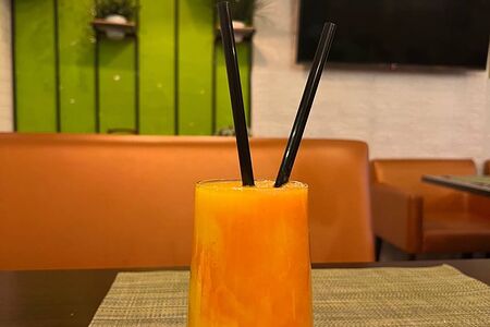 Манго-папайя шейк