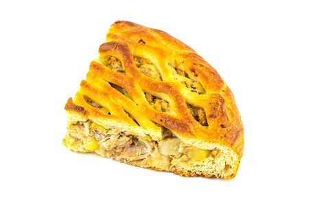 Пирог с курицей и картошкой