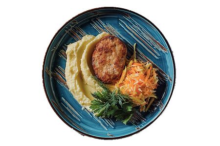Мясная котлета по домашнему