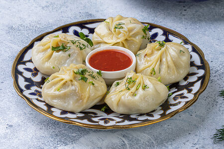 Манты из говядины 5 шт