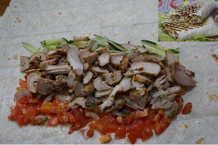 Шаурма со свининой