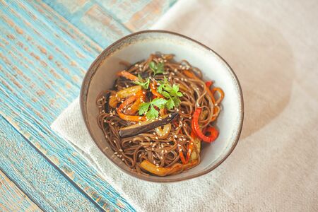 Яки Соба с овощами