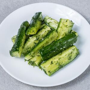 Салат Огурчики малосольные