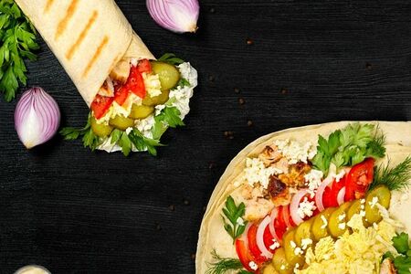 Шаурма №5 А-ля Цезарь большая