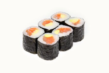 Ролл с Копченым Лососем и Авокадо