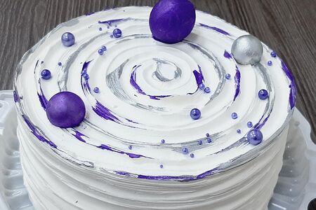 Торт Чиз манго-малина