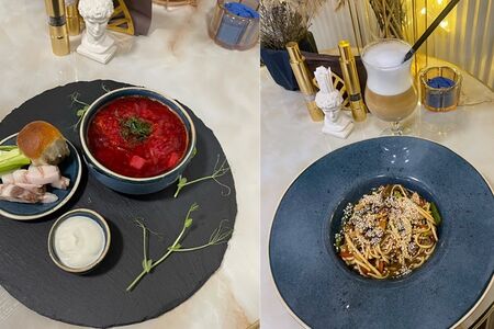 Комбо Борщ и удон