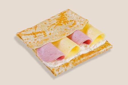 Блин с ветчиной и сыром