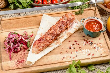 Люля-кебаб из цыпленка