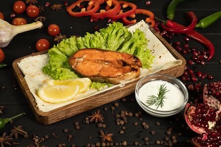 Стейк из семги