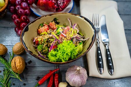 Овощной салат по-грузински