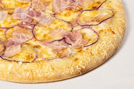 Карбонара на пышном тесте