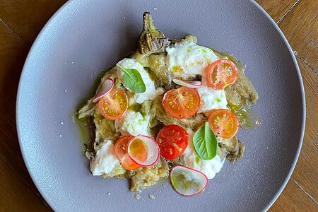 Карпаччо из баклажана