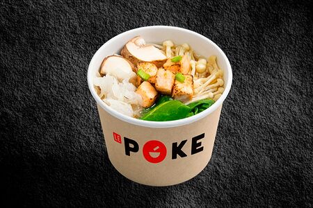 Суп Le Poke с опаленным лососем